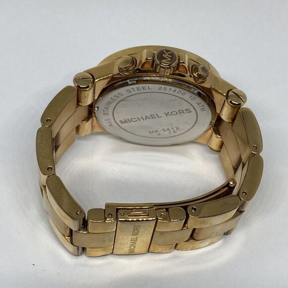Michael Kors MK5412 Women's Stainless Steel Analog Dial Quartz Wrist Watch MP203 - Picture 11 of 12